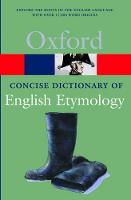 Concise Oxford Dictionary of English Etymology, The