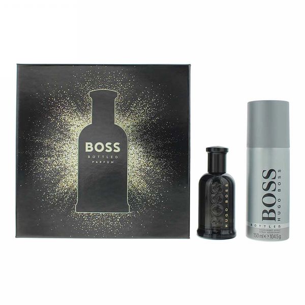 Hugo Boss Bottled 2 Piece Gift Set: Eau De Perfume 50Ml - Deodorant Spray 150Ml